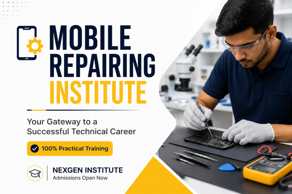 Mobile Repairing Institute training students for a successful technical career at Nexgen Institute Kochi